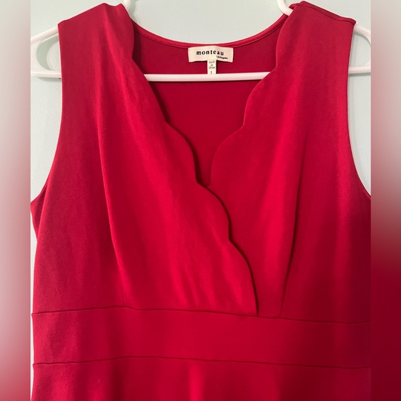 Red Monteau Dress - Picture 2 of 6